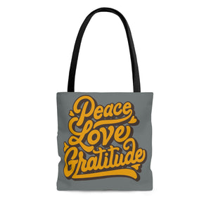 Tote Bag Love Peace Gratitude  bags for womens