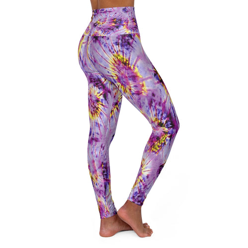 High Waisted Yoga Leggings Tie-Dye | sexy yoga pants for women