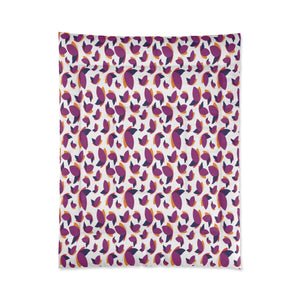 Comforter Purple Butterflies | Blanket Comforter