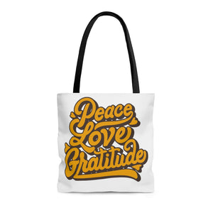 Tote Bag. Love Peace Gratitude | bags for womens
