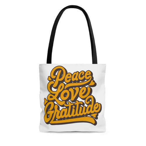 Tote Bag. Love Peace Gratitude | bags for womens