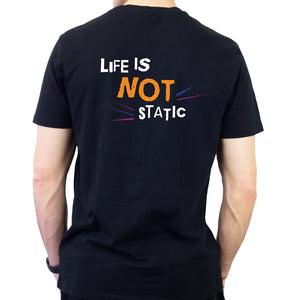 Life Is Not Static Short-Sleeve Unisex T-Shirt | clothing 